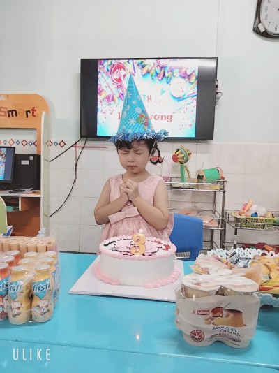Một số hình ảnh sinh nhật bé Lan Hương lớp Mầm